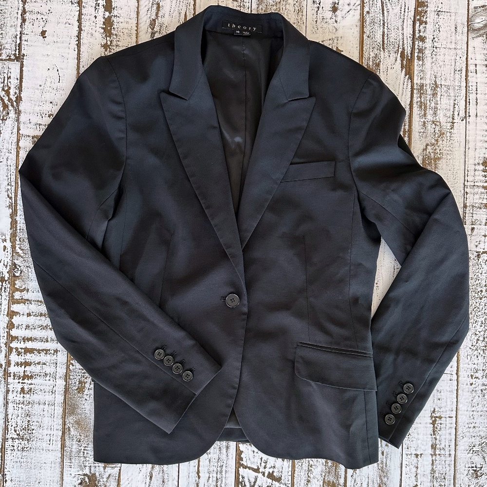 Theory Hayward Blazer, Black, 10
